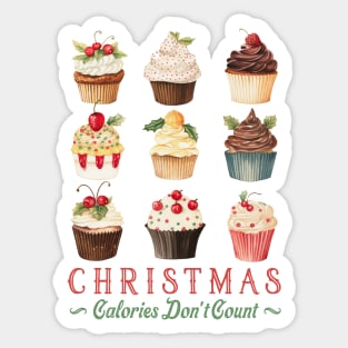 Christmas calories don't count Sticker